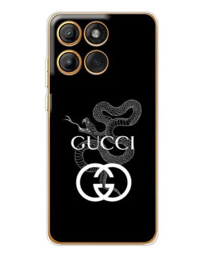 Чохол для Motorola Edge 60 з картинкою «Gucci — срібна змія» Чохол для Motorola Edge 60 з картинкою «Gucci — срібна змія»