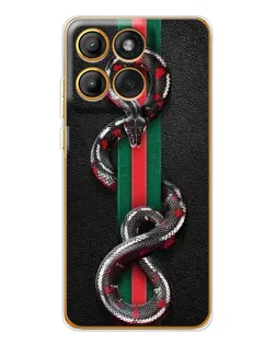Чохол для Motorola Edge 60 з картинкою «Gucci — змія на смузі»