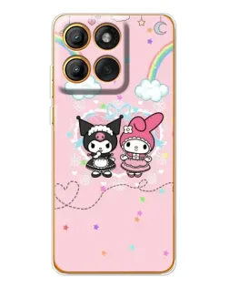 Чохол для Motorola Edge 60 з картинкою «My Melody та Kuromi» Чохол для Motorola Edge 60 з картинкою «My Melody та Kuromi»
