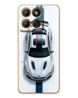 Чехол для Motorola Edge 60 с картинкой «Вид сверху — BMW M»