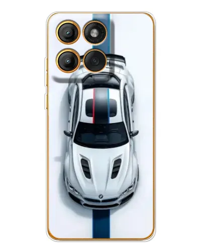 Чехол для Motorola Edge 60 с картинкой «Вид сверху — BMW M»