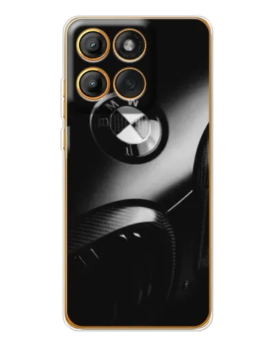 Чехол для Motorola Edge 60 с картинкой «Эмблема BMW — макро»