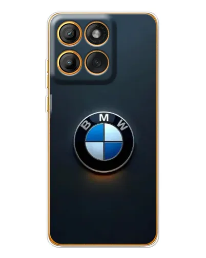 Чехол для Motorola Edge 60 с картинкой «Логотип BMW — минимализм»