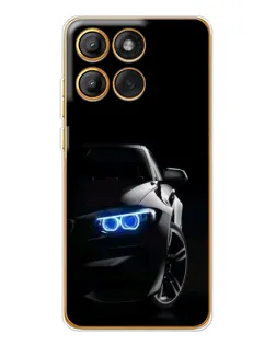 Чехол для Motorola Edge 60 с картинкой «BMW — ночной взгляд»