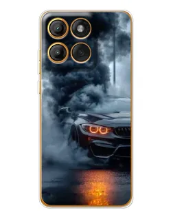 Чехол для Motorola Edge 60 с картинкой «BMW M-Power — абстракция»