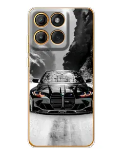 Чехол для Motorola Edge 60 с картинкой «BMW — акварельный дрифт»