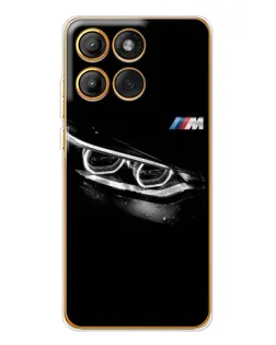 Чехол для Motorola Edge 60 с картинкой «BMW — взгляд тигра»