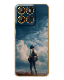 Чохол для Motorola Edge 60 з картинкою «Герой PUBG на скелі» Чохол для Motorola Edge 60 з картинкою «Герой PUBG на скелі»