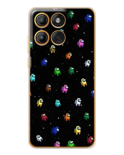 Чехол для Motorola Edge 60 с картинкой «Экипаж Among Us»
