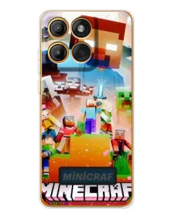 Чохол для Motorola Edge 60 з картинкою «Minecraft герої гри» Чохол для Motorola Edge 60 з картинкою «Minecraft герої гри»