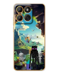 Чехол для Motorola Edge 60 с картинкой «Эндермен в лесу» Чехол для Motorola Edge 60 с картинкой «Эндермен в лесу»