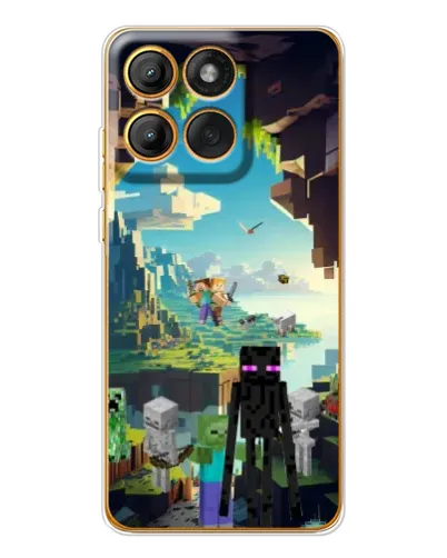 Чехол для Motorola Edge 60 с картинкой «Эндермен в лесу» Чехол для Motorola Edge 60 с картинкой «Эндермен в лесу»