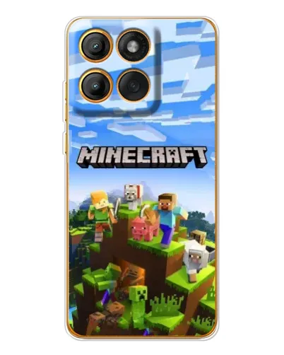 Чехол для Motorola Edge 60 с картинкой «Minecraft классический мир» Чехол для Motorola Edge 60 с картинкой «Minecraft классический мир»
