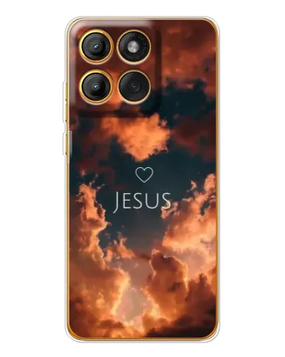 Чехол для Motorola Edge 60 с картинкой «Сияние Имени Jesus»