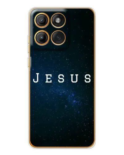 Чехол для Motorola Edge 60 с картинкой «Звездное небо Jesus»