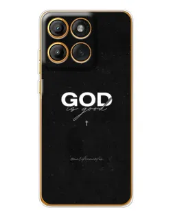 Чехол для Motorola Edge 60 с картинкой «GOD — Бог над всем»
