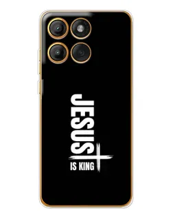 Чехол для Motorola Edge 60 с картинкой «Вертикаль веры Jesus»