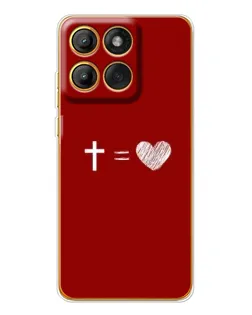 Чехол для Motorola Edge 60 с картинкой «Уравнение любви» Чехол для Motorola Edge 60 с картинкой «Уравнение любви»