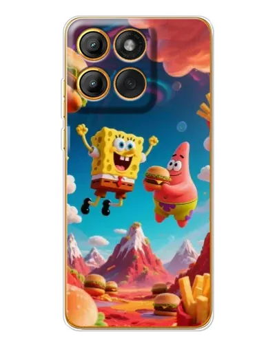 Чохол для Motorola Edge 60 з картинкою «Космічний фастфуд» Чохол для Motorola Edge 60 з картинкою «Космічний фастфуд»