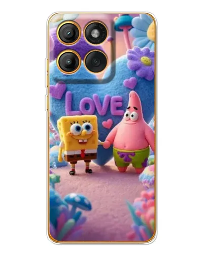 Чохол для Motorola Edge 60 з картинкою «Губка Боб Патрік» Чохол для Motorola Edge 60 з картинкою «Губка Боб Патрік»
