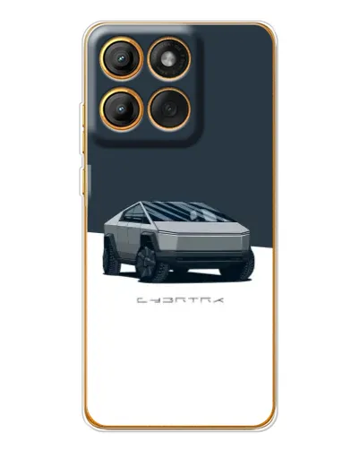 Чехол для Motorola Edge 60 с картинкой «Серебристый Cybertruck Tesla» Чехол для Motorola Edge 60 с картинкой «Серебристый Cybertruck Tesla»