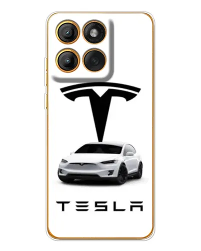 Чехол для Motorola Edge 60 с картинкой «Tesla White Style» Чехол для Motorola Edge 60 с картинкой «Tesla White Style»