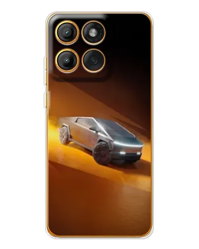 Чехол для Motorola Edge 60 с картинкой «Cybertruck в пустыне» Чехол для Motorola Edge 60 с картинкой «Cybertruck в пустыне»