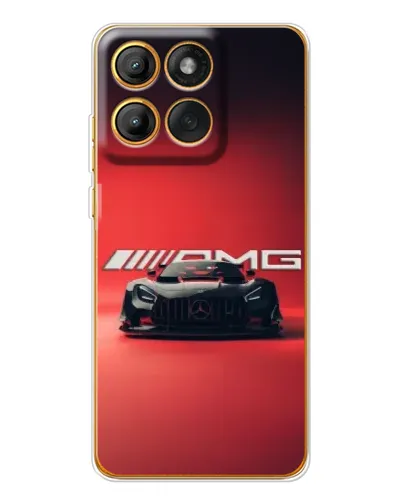 Чехол для Motorola Edge 60 с картинкой «Mercedes AMG — красная линия» Чехол для Motorola Edge 60 с картинкой «Mercedes AMG — красная линия»