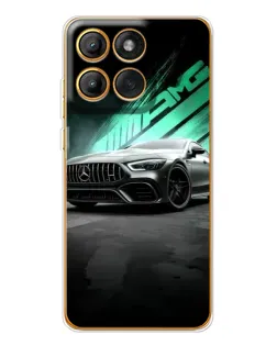 Чехол для Motorola Edge 60 с картинкой «Темный Mercedes AMG»