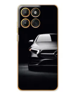 Чехол для Motorola Edge 60 с картинкой «Свет фар Mercedes»
