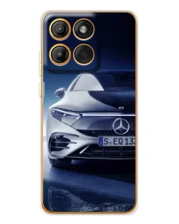 Чехол для Motorola Edge 60 с картинкой «Mercedes EQ — будущее»