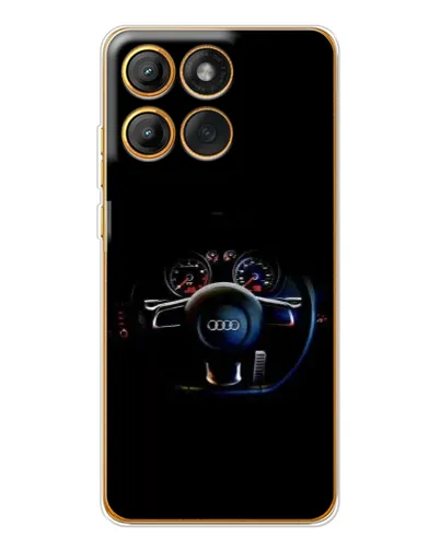 Чехол для Motorola Edge 60 с картинкой «Салон Audi — руль» Чехол для Motorola Edge 60 с картинкой «Салон Audi — руль»
