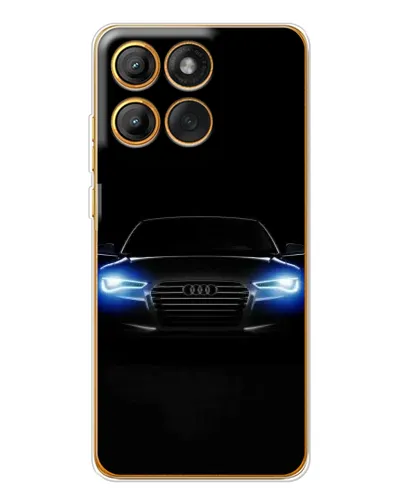 Чехол для Motorola Edge 60 с картинкой «Audi в неоне» Чехол для Motorola Edge 60 с картинкой «Audi в неоне»