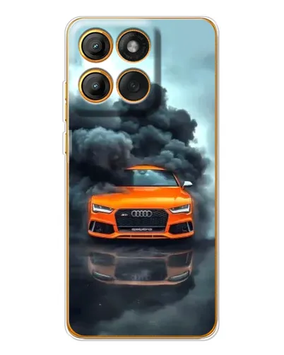 Чехол для Motorola Edge 60 с картинкой «Audi в облаках дыма» Чехол для Motorola Edge 60 с картинкой «Audi в облаках дыма»