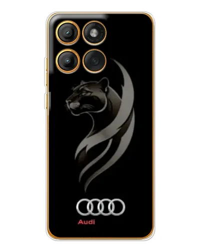 Чехол для Motorola Edge 60 с картинкой «Графика — пантера и Audi» Чехол для Motorola Edge 60 с картинкой «Графика — пантера и Audi»