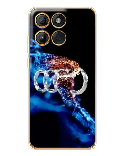 Чехол для Motorola Edge 60 с картинкой «Энергия лого Audi» Чехол для Motorola Edge 60 с картинкой «Энергия лого Audi»