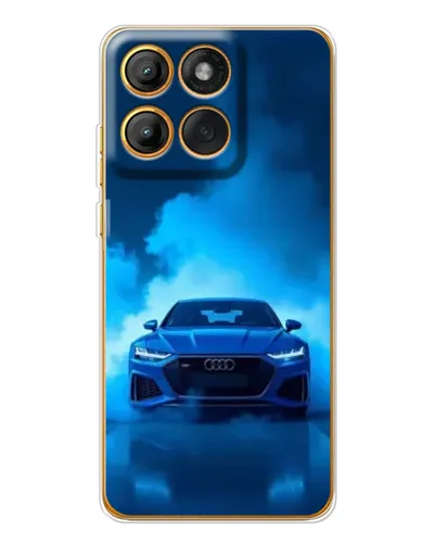 Чехол для Motorola Edge 60 с картинкой «Audi — голубая энергия» Чехол для Motorola Edge 60 с картинкой «Audi — голубая энергия»