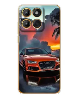 Чехол для Motorola Edge 60 с картинкой «Audi — закат»