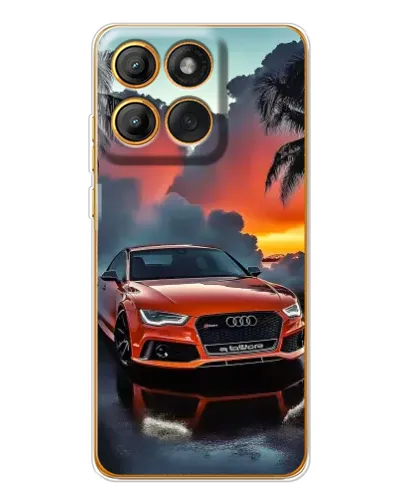 Чехол для Motorola Edge 60 с картинкой «Audi — закат» Чехол для Motorola Edge 60 с картинкой «Audi — закат»