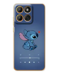 Чехол для Motorola Edge 60 с картинкой «Музыкальный Stitch»