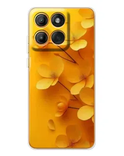 Чохол для Motorola Edge 60 з картинкою «Золоті пелюстки»