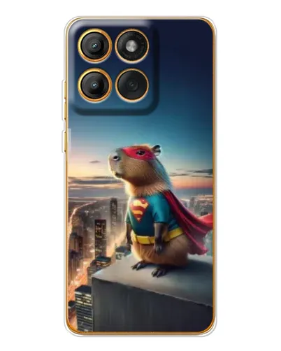 Чохол для Motorola Edge 60 з картинкою «Капі-мен супергерой»