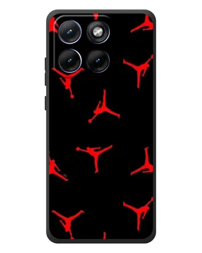 Чехол для Motorola Edge 70 Fusion Plus с картинкой «Jordan Red Pattern» Чехол для Motorola Edge 70 Fusion Plus с картинкой «Jordan Red Pattern»