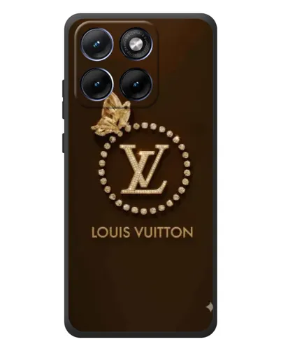 Чехол для Motorola Edge 70 Fusion Plus с картинкой «LV — золотая печать»