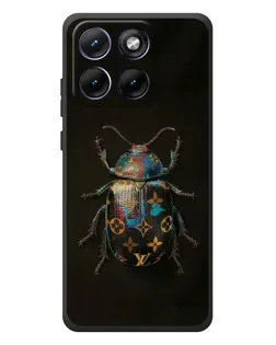 Чехол для Motorola Edge 70 Fusion Plus с картинкой «LV — мраморный принт»
