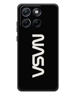 Чехол для Motorola Edge 70 Fusion Plus с картинкой «NASA — вертикальный логотип» Чехол для Motorola Edge 70 Fusion Plus с картинкой «NASA — вертикальный логотип»