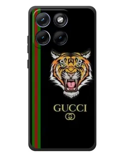 Чехол для Motorola Edge 70 Fusion Plus с картинкой «Тигр Gucci»