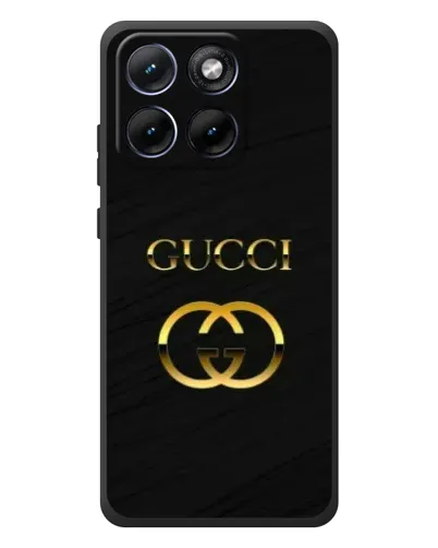 Чехол для Motorola Edge 70 Fusion Plus с картинкой «Золотой логотип Gucci» Чехол для Motorola Edge 70 Fusion Plus с картинкой «Золотой логотип Gucci»