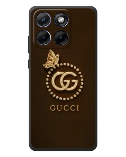 Чехол для Motorola Edge 70 Fusion Plus с картинкой «Gucci — золотая бабочка» Чехол для Motorola Edge 70 Fusion Plus с картинкой «Gucci — золотая бабочка»