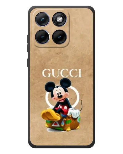 Чехол для Motorola Edge 70 Fusion Plus с картинкой «Микки Маус Gucci — крафт» Чехол для Motorola Edge 70 Fusion Plus с картинкой «Микки Маус Gucci — крафт»